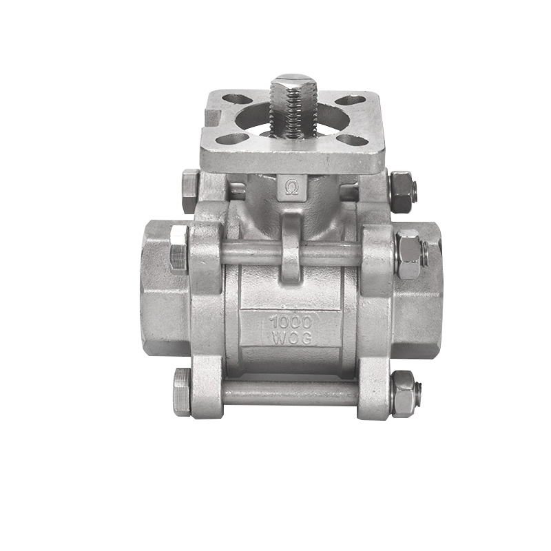 3 PC Female Thread Ball Valve with High Platform
