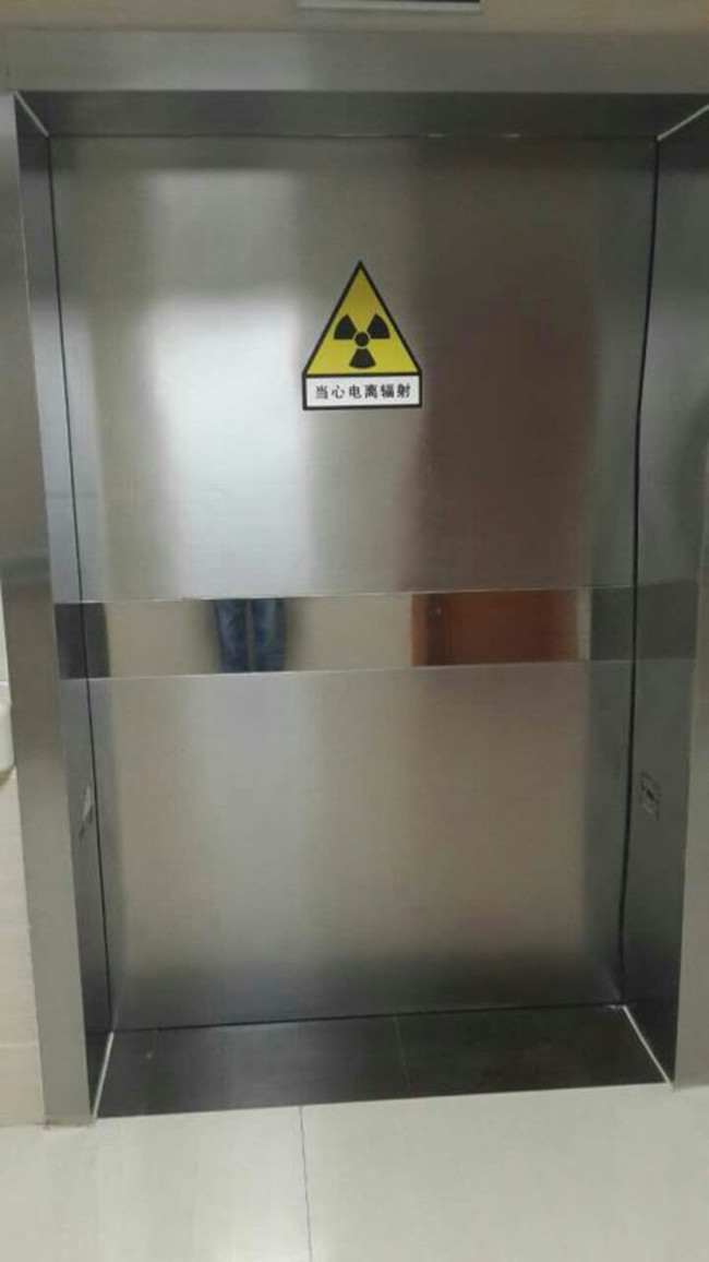 CT Room Stainless Steel X Ray Door , Lead Lined Door For X Ray Room