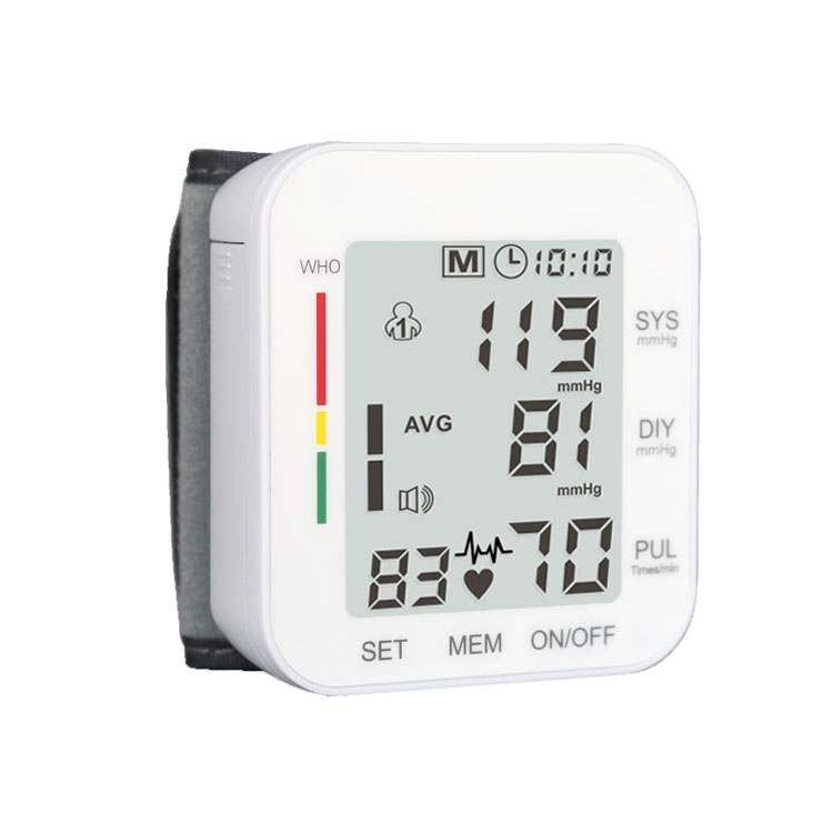 Medical Electronic Digital Wrist Blood Pressure Monitor
