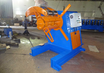Gear Box And Gimbal Driving Guardrail Roll Forming Machine PLC Control