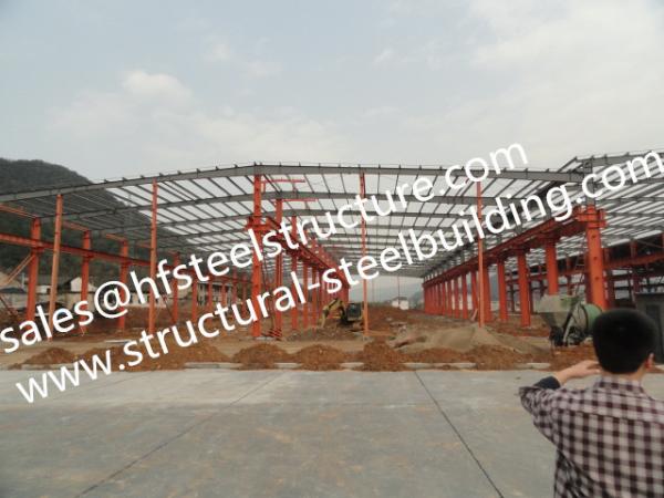 Steel Framed Buildings / Industrial Steel Buildings For Steel Warehouse And