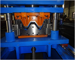 Gear Box And Gimbal Driving Guardrail Roll Forming Machine PLC Control