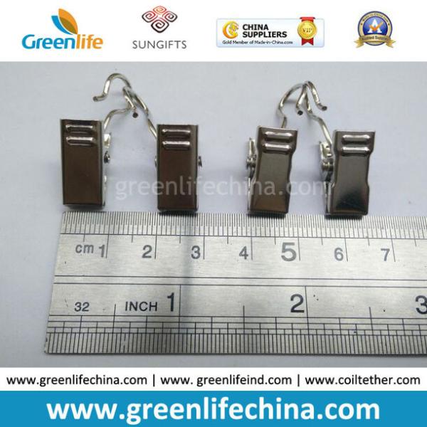 High Quality Metal Clip Holder w/Hook Curtain Clip ID Badge Accessories Hardware