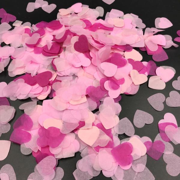 Make Your Party Holiday Stand Out with Heart Tissue Paper Confetti in Customized