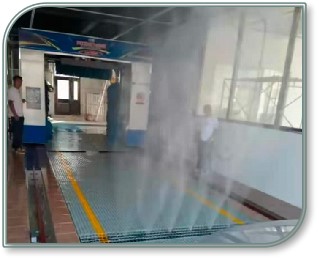 Unattended Smart Automatic Rollover Car Wash Machine European Style Customizable
