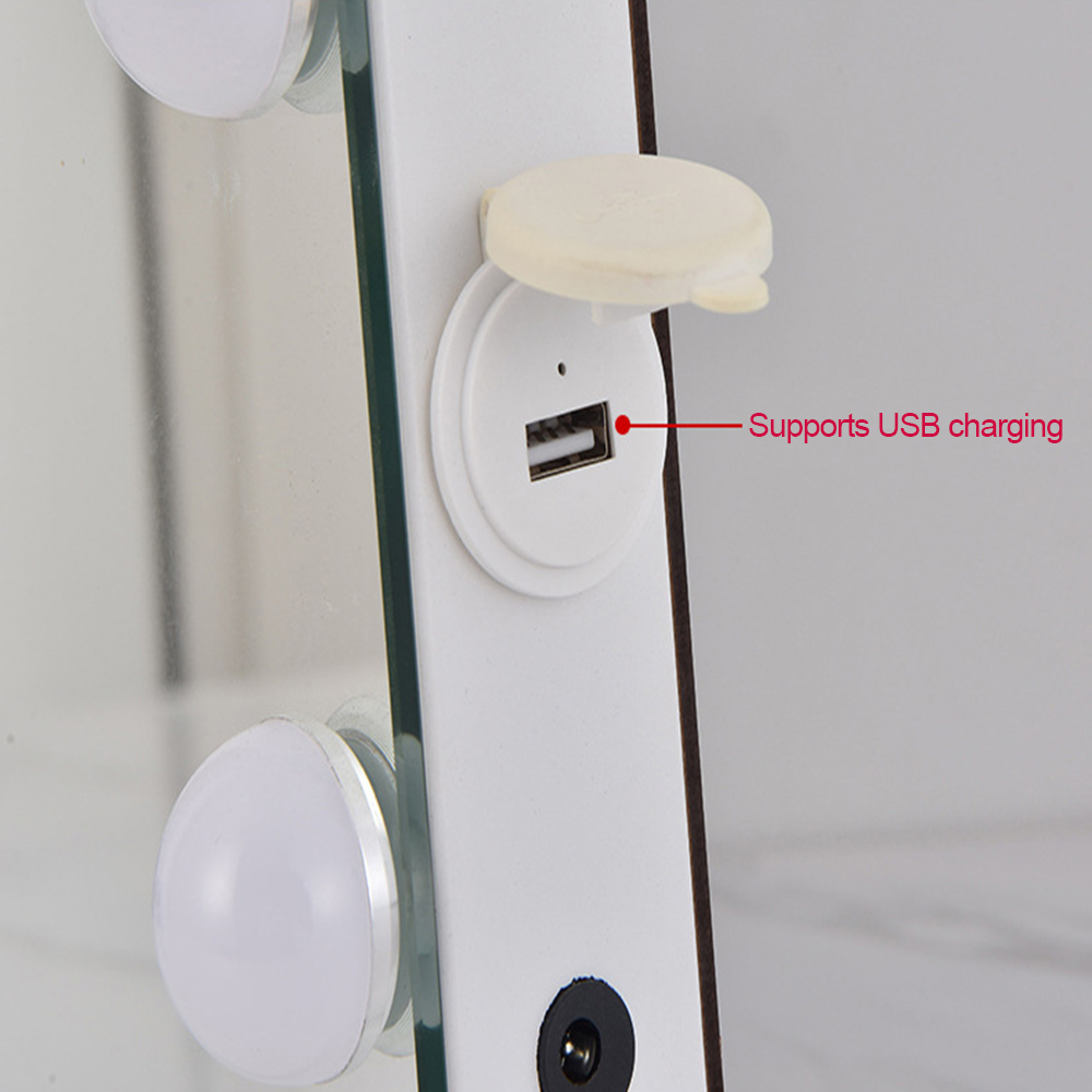 Customizable Fashion Design Makeup Vanity Hollywood Led Mirror with Chrome Finish