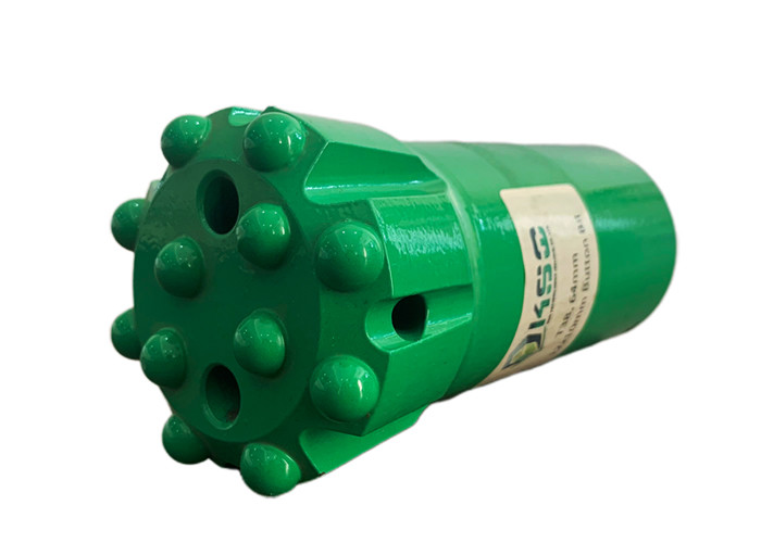 Threaded Tungsten Carbide Button Bits Rock Drilling T38 Diameter 64mm