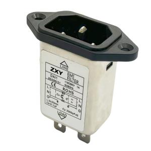 EMI Filter Plug in Single Phase AC Power Filter Electromagnetic Interference