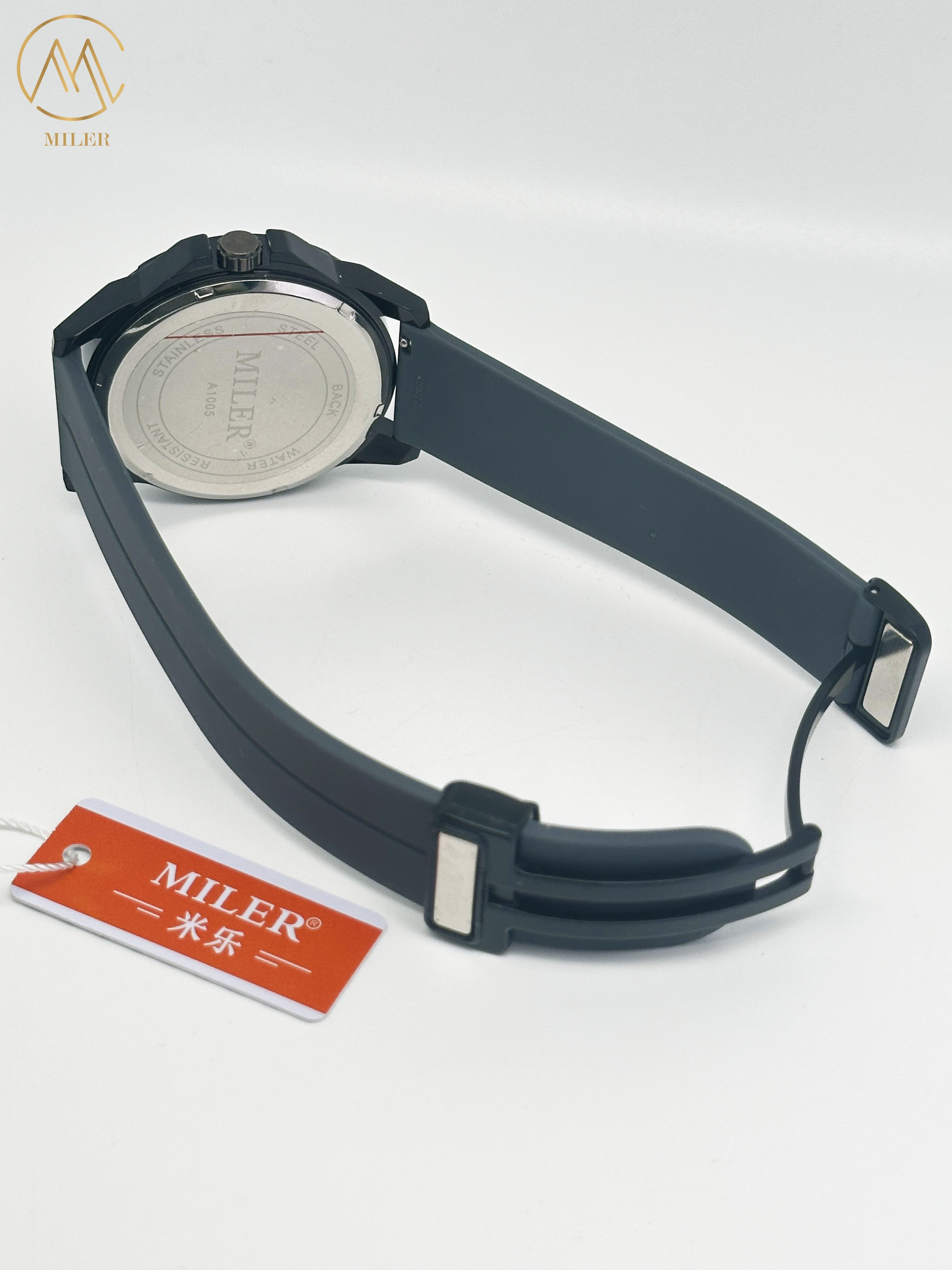 Custom Logo Minimalist Watch For Men Sport Silicone Waterproof Luminous Quartz Watches Mens Business Calendar Wrist Watches