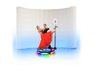  Danda Inflatable LED White Photo Booth Wall Weddings Birthdays Events Advertising Ax Manufactures