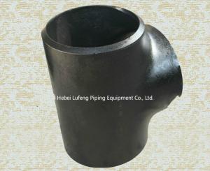 China BG schedule 40 carbon steel asme standard bevel ends gas pipe fittings tee on sale