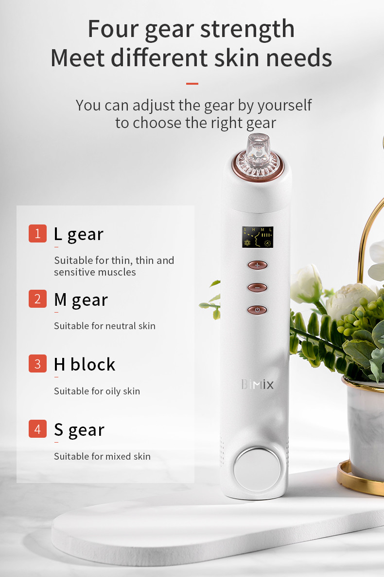 Heat Cold Compress 1200mah Electronic Vacuum Blackhead Remover