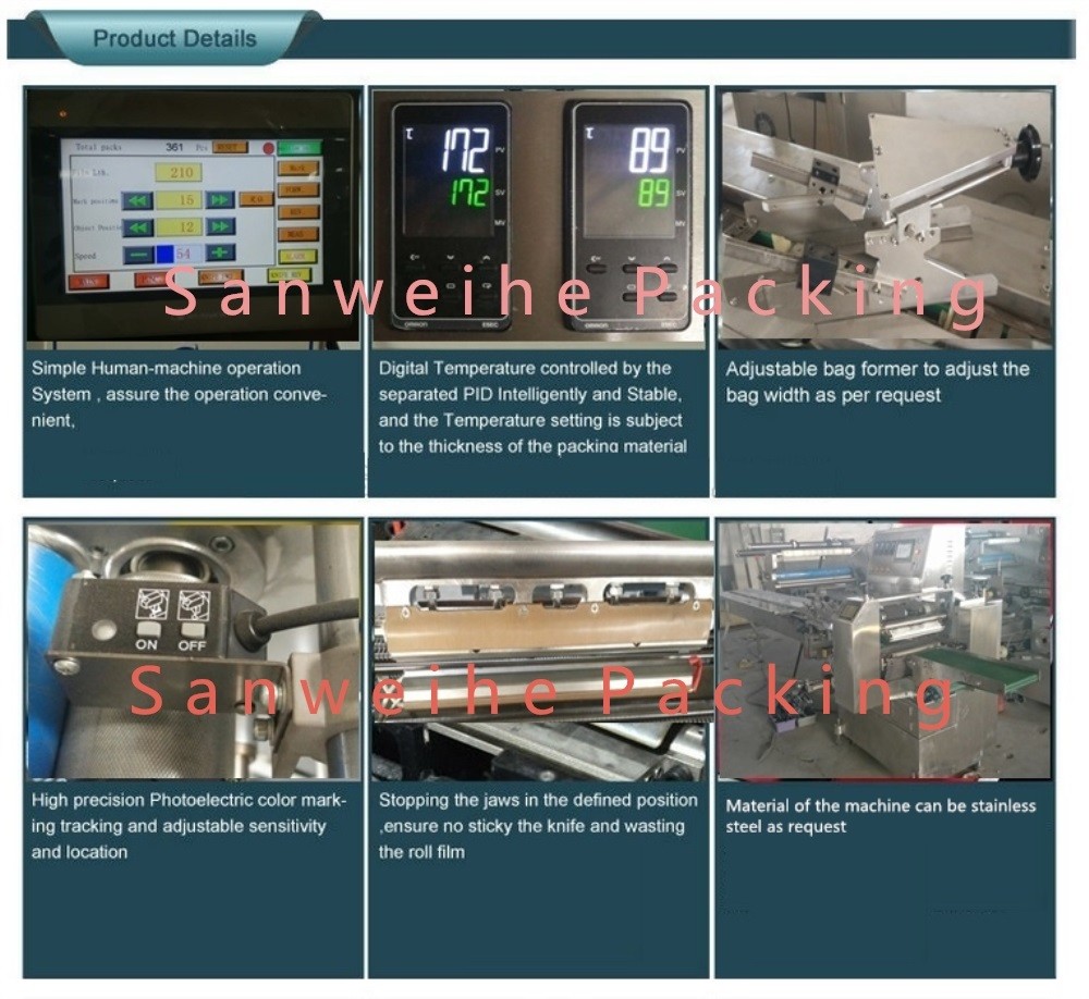 CE Instant Noodle Packing Machine SWC 590 Wrapping Packaging Machine