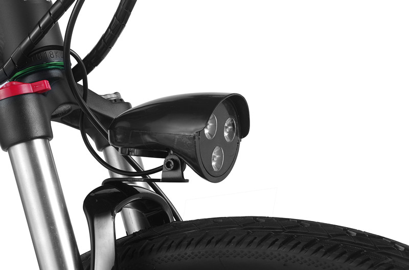 400W Integrated Wheel Electric Folding Bike Disc Brake Full Suspension Folding Ebike