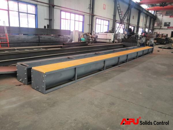50Hz Drilling Waste Management Equipment Electrical Screw Conveyor Wear