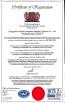 Zhongshan Carbon Composite Material Products Co., Ltd. Certifications
