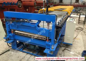 China Corrugated Roof Panel Roll Forming Machine 10mm Low Rib For Galvanized Steel on sale