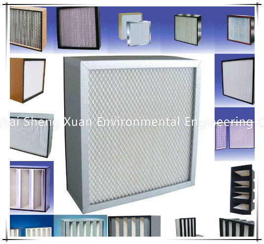 ISO H13 Efficiency Aluminum Wall HEPA Pleated Filter