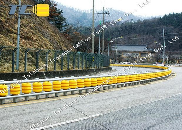 EVA Safety Rolling Barrier With Galvanized Beam