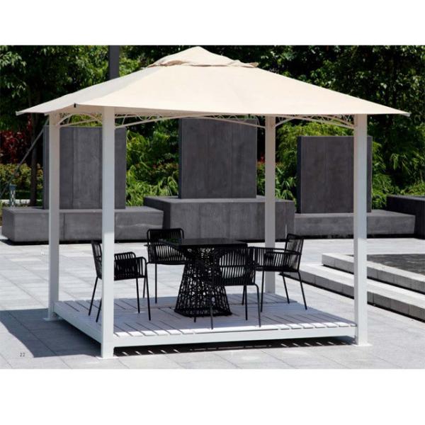 Quality Outdoor Polycarbonate Gazebo Garden Tent Featuring Alu Roof Material and Optional Arches for sale