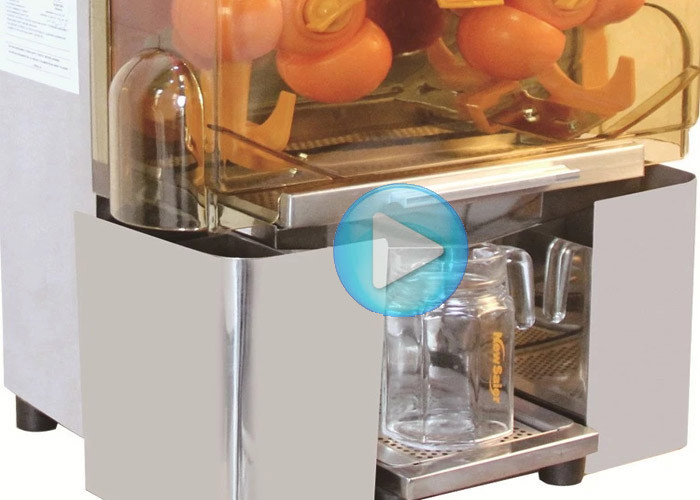 304 Stainless Steel Electric Citrus Juicer Table Top With Automatic Feeder