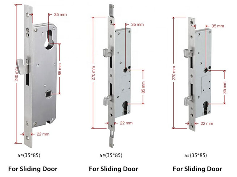 Slim European Standard Mortise Smart Fingerprint Door Lock With TT LOCK APP
