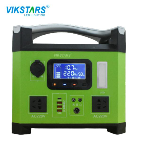 Black Green Portable Power Station 1000w For Outdoor Charging Camping Energy