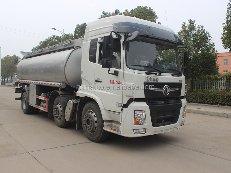 Dongfeng Three Axle Chemical Tanker Truck Common Liquid Transport Vehicle