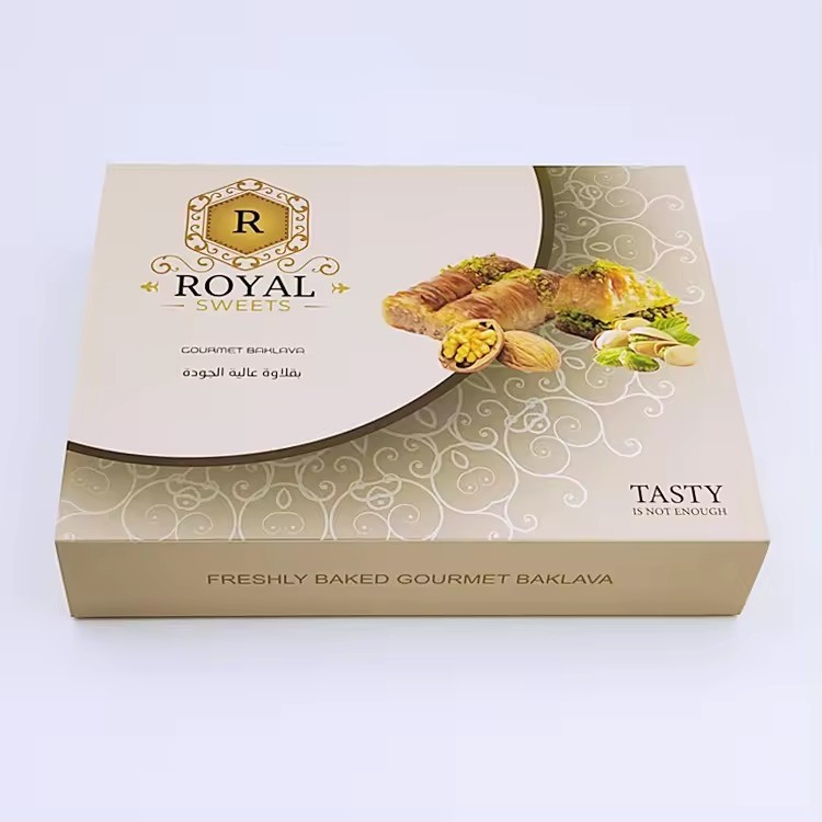 Eco Friendly Food Grade Custom Cookie Box Packaging With Sliding Drawer