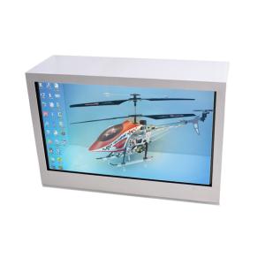 Dual OS Interactive Clear Transparent LCD Screen Box With WiFi For Real Time