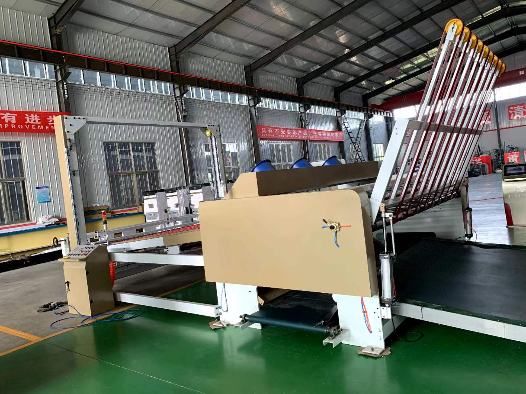 Electric Driven Single Corrugated Slitting Cutting Stacking Machine 8700*2890*3200