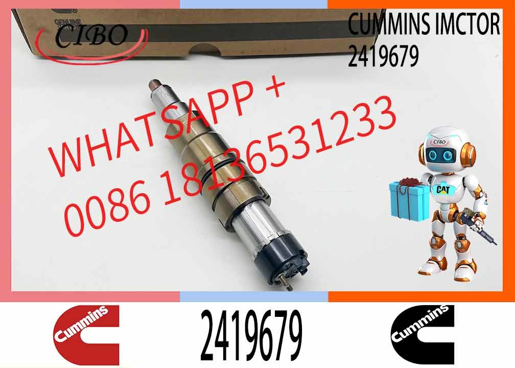 Common Injector Rail Diesel Engine 2419679 Fuel Injector 2894920 High Quality With Good Shop Service Engine Parts