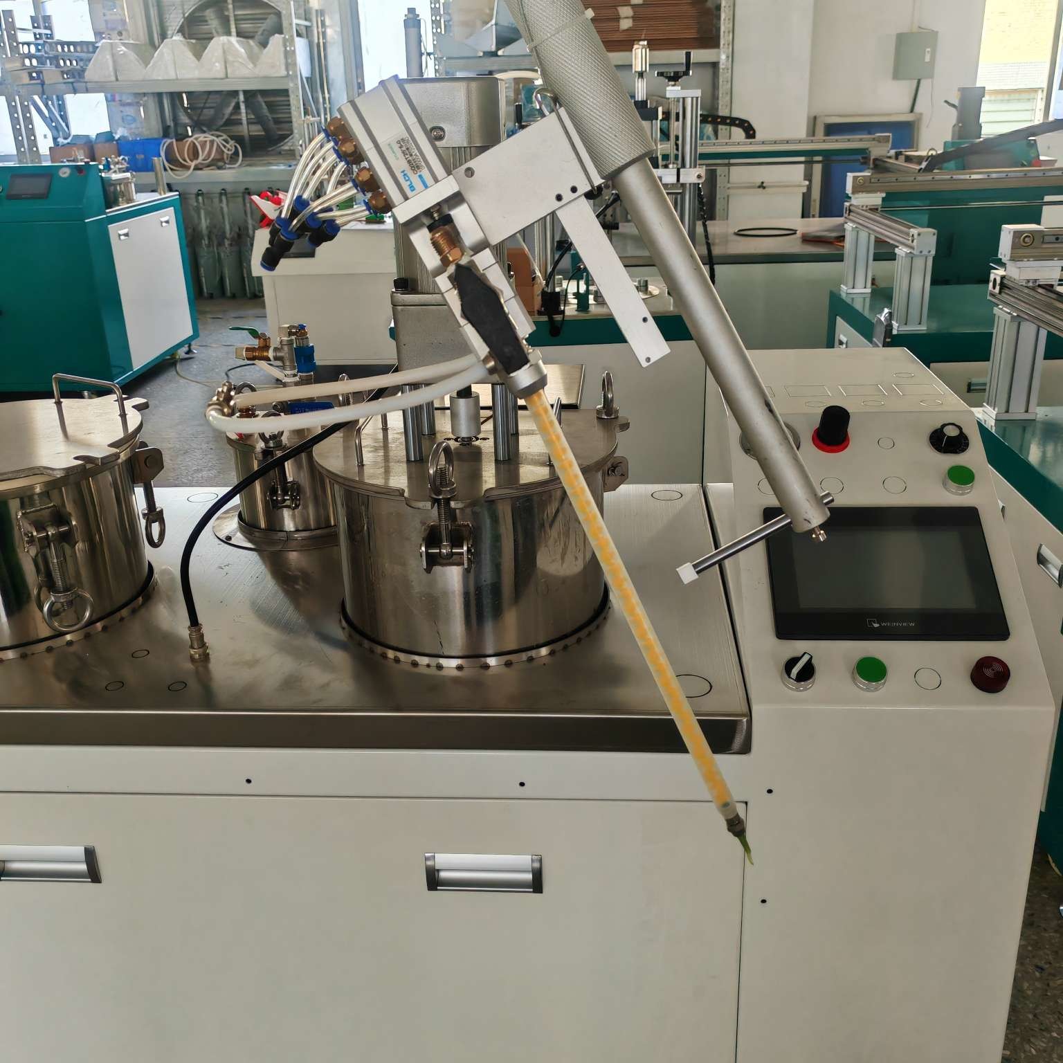Glue Semi Automatic Potting Machine Customized Automated Glue Dispensers