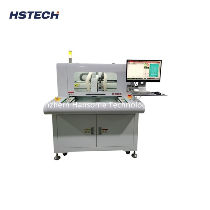 Twin Working Table Bit And Saw Type Cutting Combined Feducial Marking PCB Depaneling Router 0