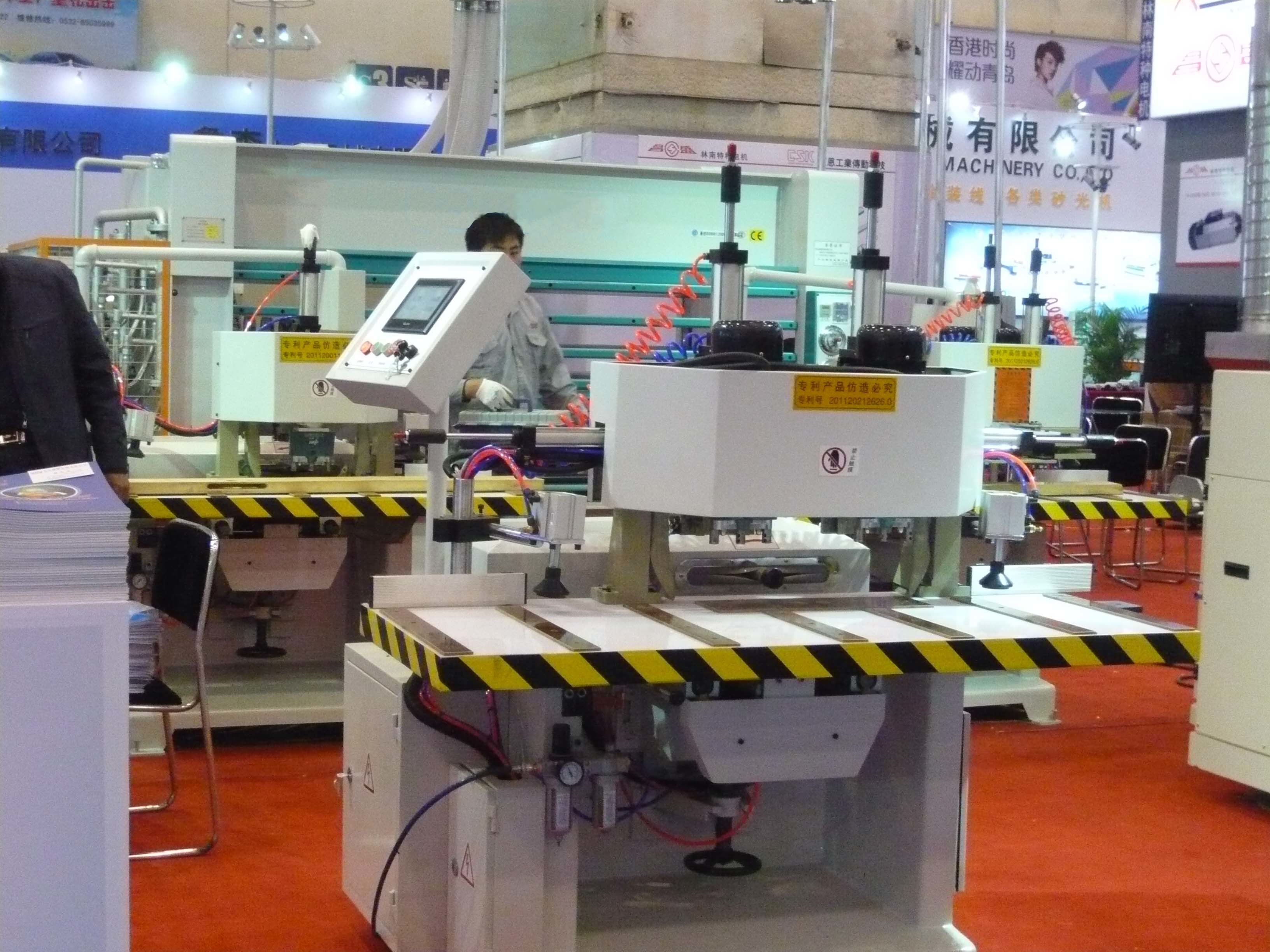Door lock hole mortise mortising machine with double heads single heads copy heads