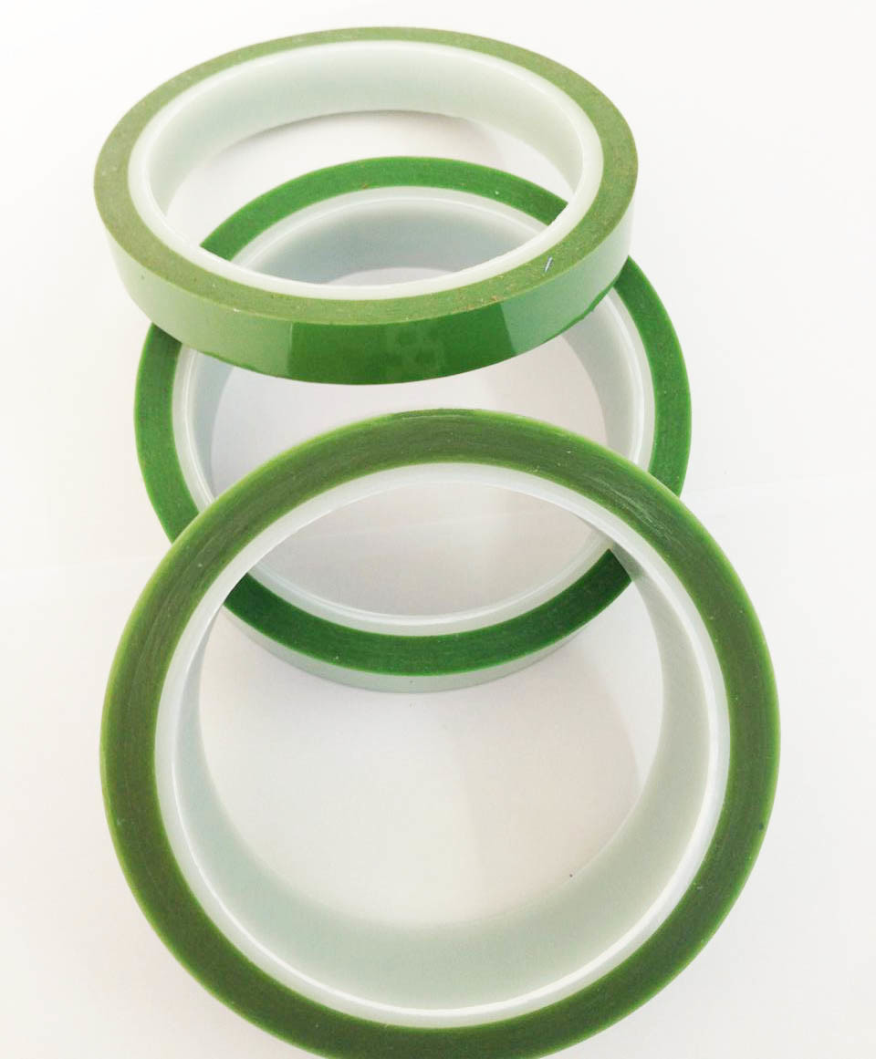 Single Side Light Green High Temperature Resistant Tape 650mm Length