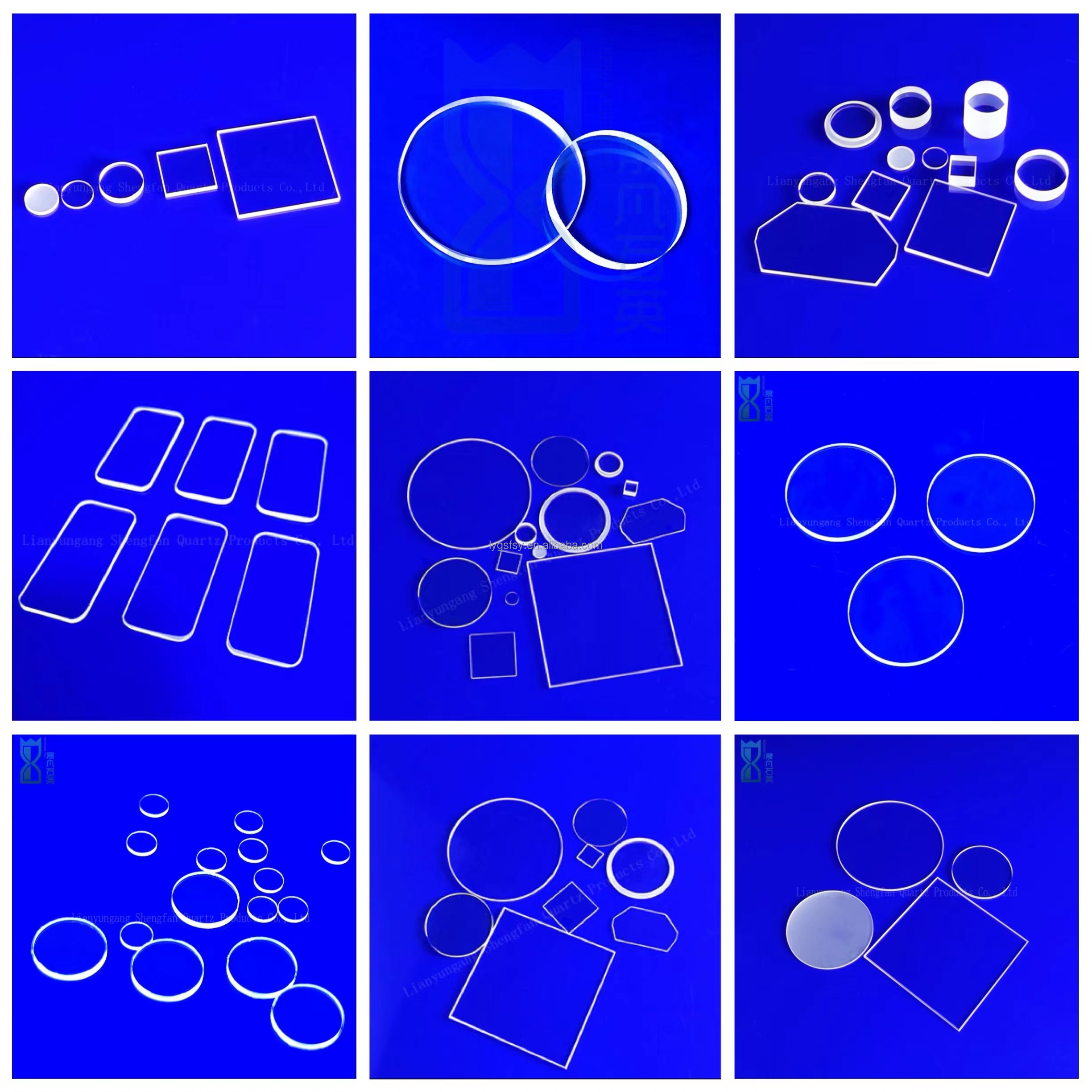 CNC Finishing Custom High Light Transmission Quartz Step Sheet