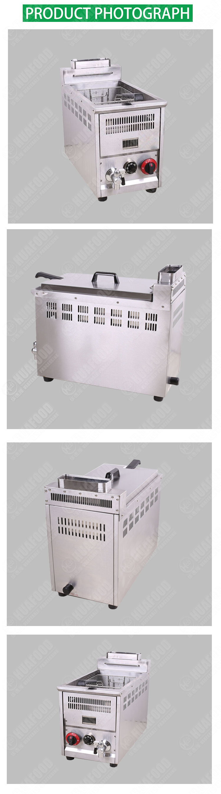 High Pressure Automatic Fryer Machine Restaurant Deep Chips Fryer Machine