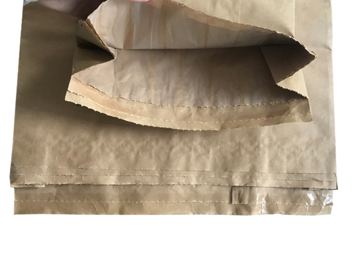 Food Grade Packaging Flour Paper Bag 10kg 15kg 20kg Pinch Bottom White Or Brown