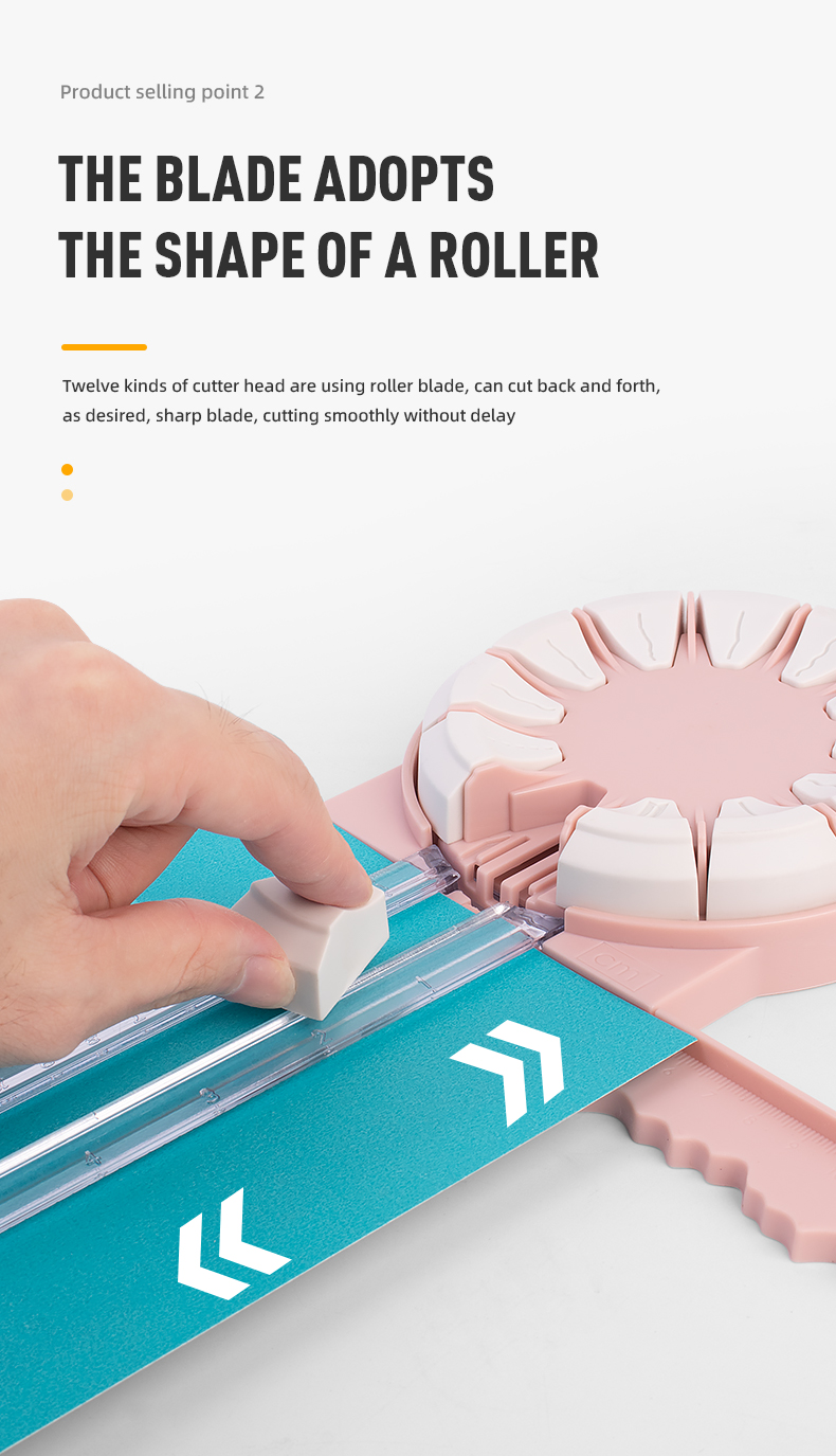 Experience the Convenience of ZEQUAN 12-in-1 Multi-function Paper Trimmer for A4 Size