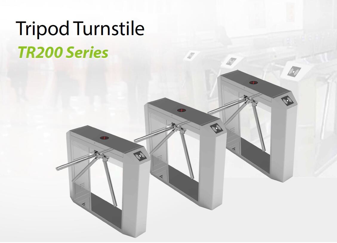 Stainless Steel Security Tripod Turnstile Gate For Middle Lane TR201
