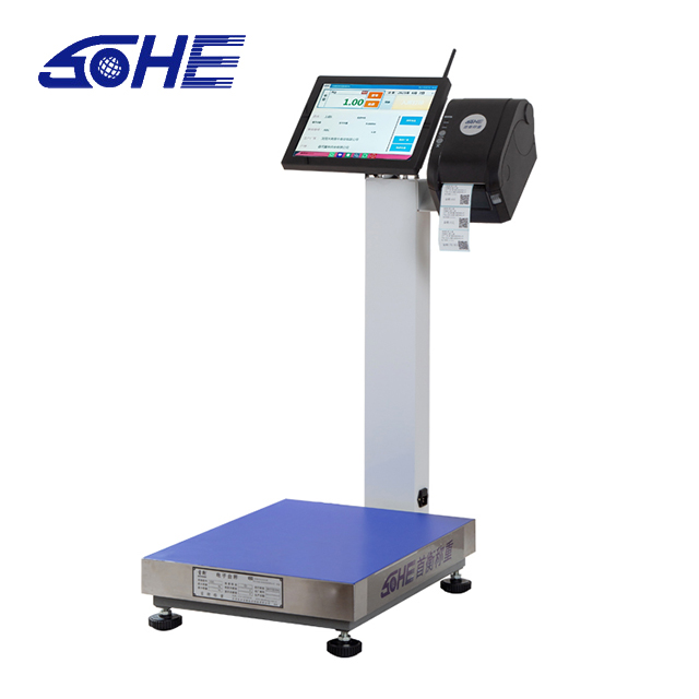 LED LCD Display Intelligent Printing Table Scales with OBM Customized Support