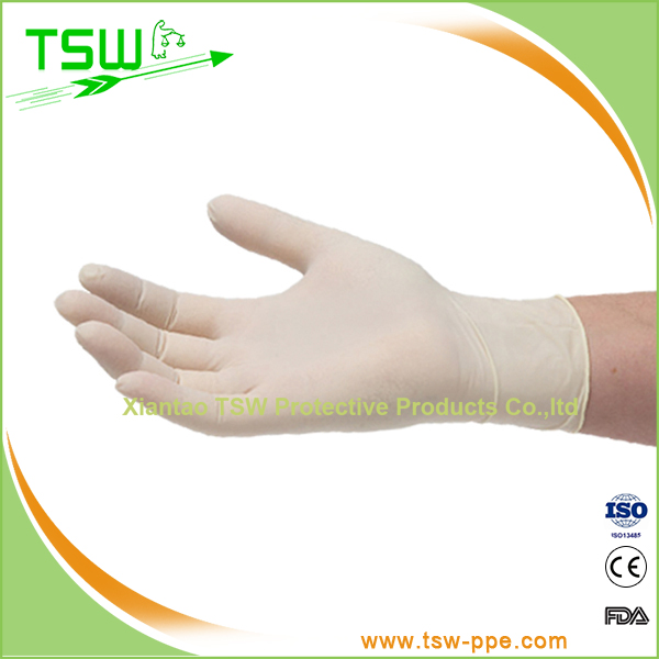 Textured Disposable Latex Exam Gloves FDA CE ISO13485 Approved