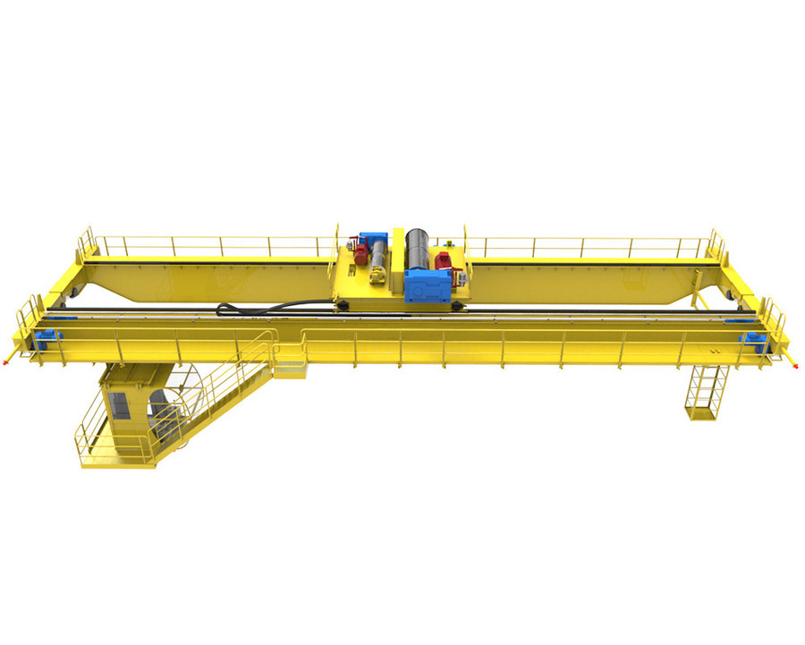 110kn Double Girder Overhead EOT Crane 37.2m/Min 50T Hanger Bridge