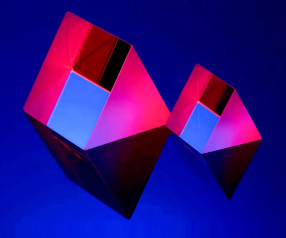Optical Glass Crystal Triangular Prism 45 60 90 360 Degree Right Angle Lens,Customized Mini Dove Prism