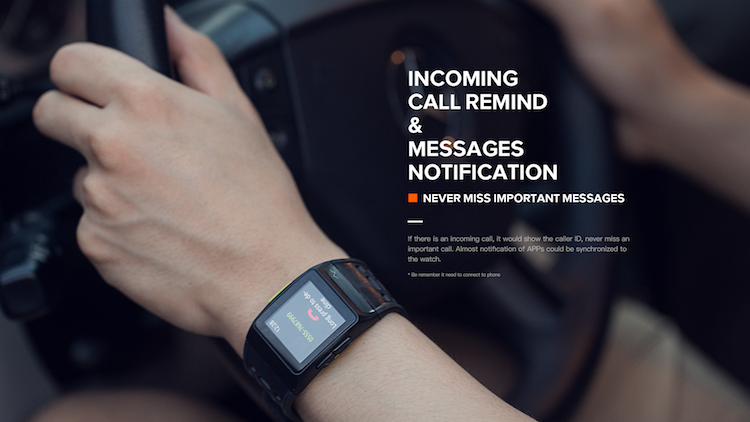 GPS Band ODM ECG Sensor Smartwatch