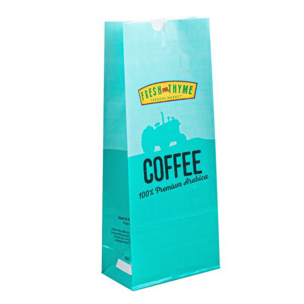 OEM ODM Service Kraft Paper Packing Bags With Waterbased Ink And 100% Printing