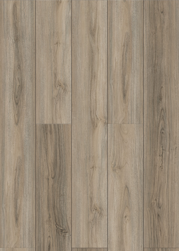 4mm Camphor SPC Wood Flooring Dampproof Fireproof Stone Plastic Composite GKBM DP-W82216