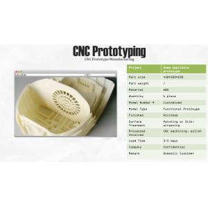 High Accuracy Rapid Prototyping Service ABS Rapid Prototyping Cnc Machining