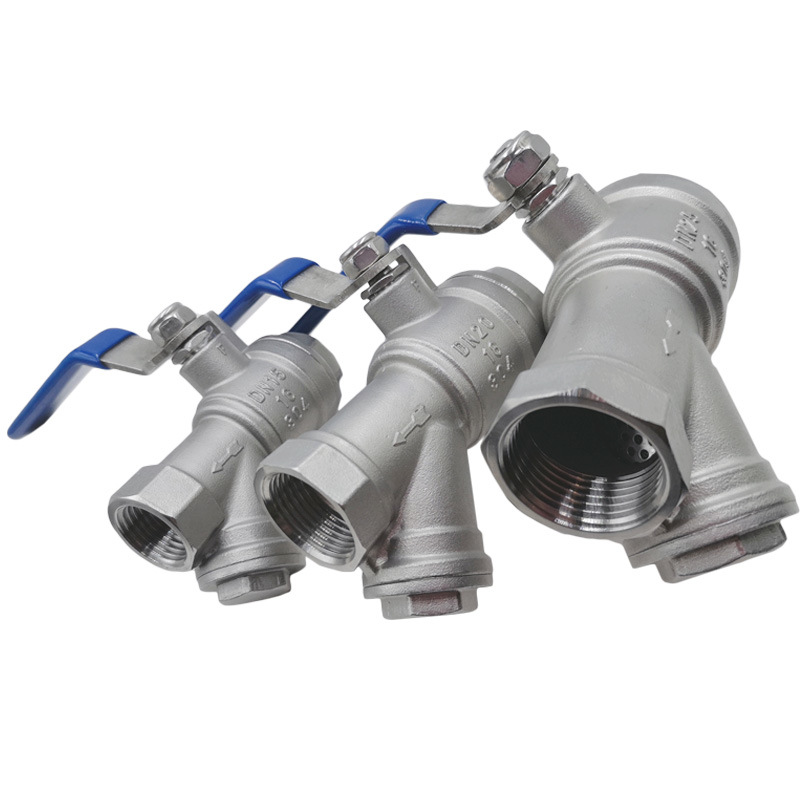 2&prime;&prime; Stainless Steel 304/316 Filter Ball Valve for Water Pipe